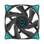 Iceberg Thermal IceGALE Xtra Computer behuizing Ventilator 12 cm Zwart 1 stuk(s)