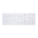 CHERRY AK-C7000 Tastatur Medizinisch USB AZERTY Französisch Weiß