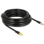 DeLOCK 10m SMA/SMA coaxial cable CFD400, LLC400 Black