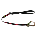 Honeywell Arc Flash Single Rebar Hook Lanyard Black / Red 1.8M