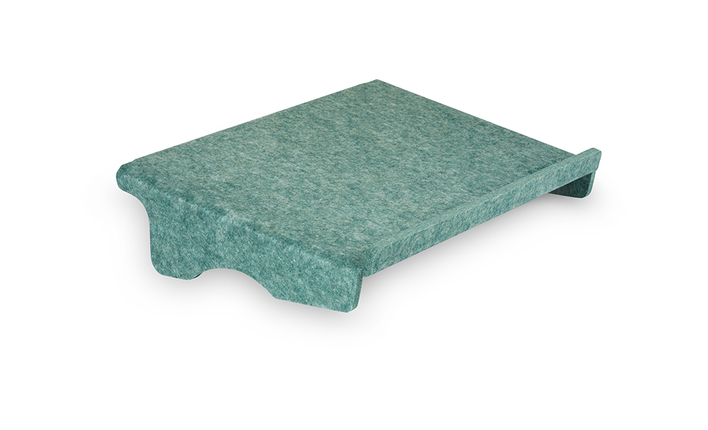 Image of BakkerElkhuizen Q-doc 100 Circular document holder PET felt Green