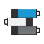 Centon 3 x Pro 2 8GB USB flash drive USB Type-A 2.0 Blue,Grey,White