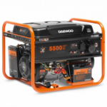 Daewoo GDA 6500E engine-generator 5000 W 30 L Petrol Orange, Black