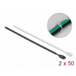 DeLOCK Beaded Cable Tie reusable L 120 x W 3.6 mm 100 pieces