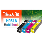 Peach PI300-776 inktcartridge 3 stuk(s) Compatibel Cyaan, Magenta, Geel