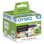 Dymo 99015/S0722440 DirectLabel-etikettes Disk 70mm x 54mm for Dymo 400 Duo/60mm