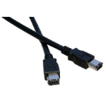 Cables Direct USB-135 FireWire cable 6-p Black 5 m
