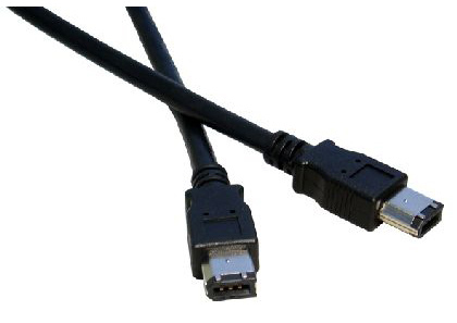 Cables Direct USB-135 FireWire cable 6-p Black 5 m
