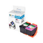 G&G 19550 inktcartridge 2 stuk(s) Compatibel Extra (Super) hoog rendement Zwart, Cyaan, Magenta, Geel