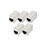 Digitus CAT 6A modular couplers, shielded - 5 pieces