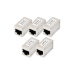 Digitus CAT 6A modular couplers, shielded - 5 pieces