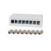LogiLink Patch panel  8 port with 8 Cat.6A Keystone modules