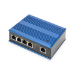 Digitus 4 port gigabit network switch, industrial, unmanaged, 1 RJ45 uplink