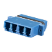 Cablenet LC Quad SM Coupler Blue