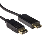 ACT Verloopkabel DisplayPort male naar HDMI-A male 1,00 m