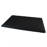 Floortex Anti-fatigue Ergonomic Non-slip Floor Standing Comfort Mat 80x50cm Black - UFCA20320BLK DD