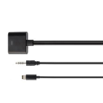 4XEM 4X308ADAPTB mobile phone cable Black Apple 30-pin Lightning + 3.5mm
