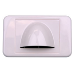 Digitek Bullnose LOW PROFILE Wall Plate: White