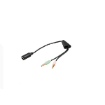 Microconnect 2x3.5mm - 3.5mm, M-F audio cable 0.4 m Black  Chert Nigeria