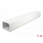 DeLOCK Cable Duct with Cover self-adhesive 83 x 54 mm - length 1 m white