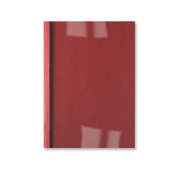 Image of GBC LeatherGrain Thermal Binding Covers 3mm Red (100)