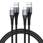 Intenso CHARGING/DATA CABLE A60C 2M DOUBLE PACK ZWART / DUBBELE VERPAKKING / 2METER / ZWART USB cable USB A USB C Black