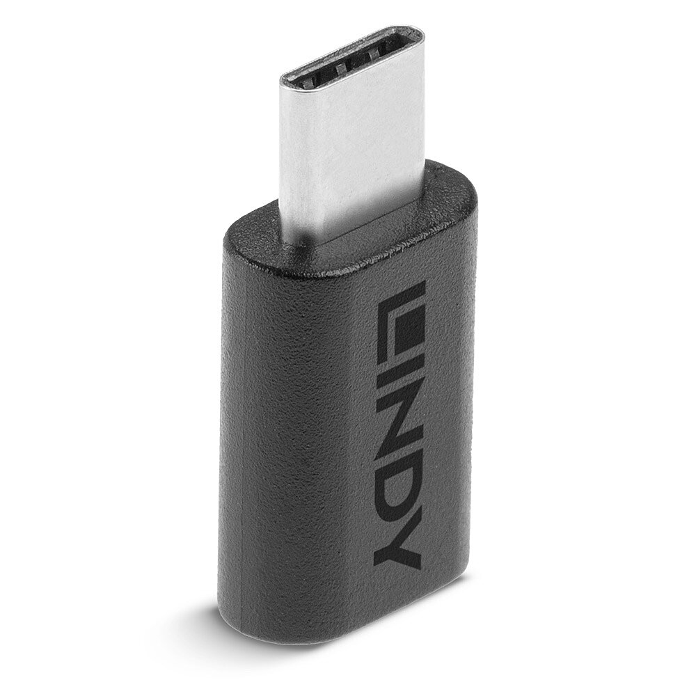Image of Lindy USB 2.0 Type C to Micro-B Adapter