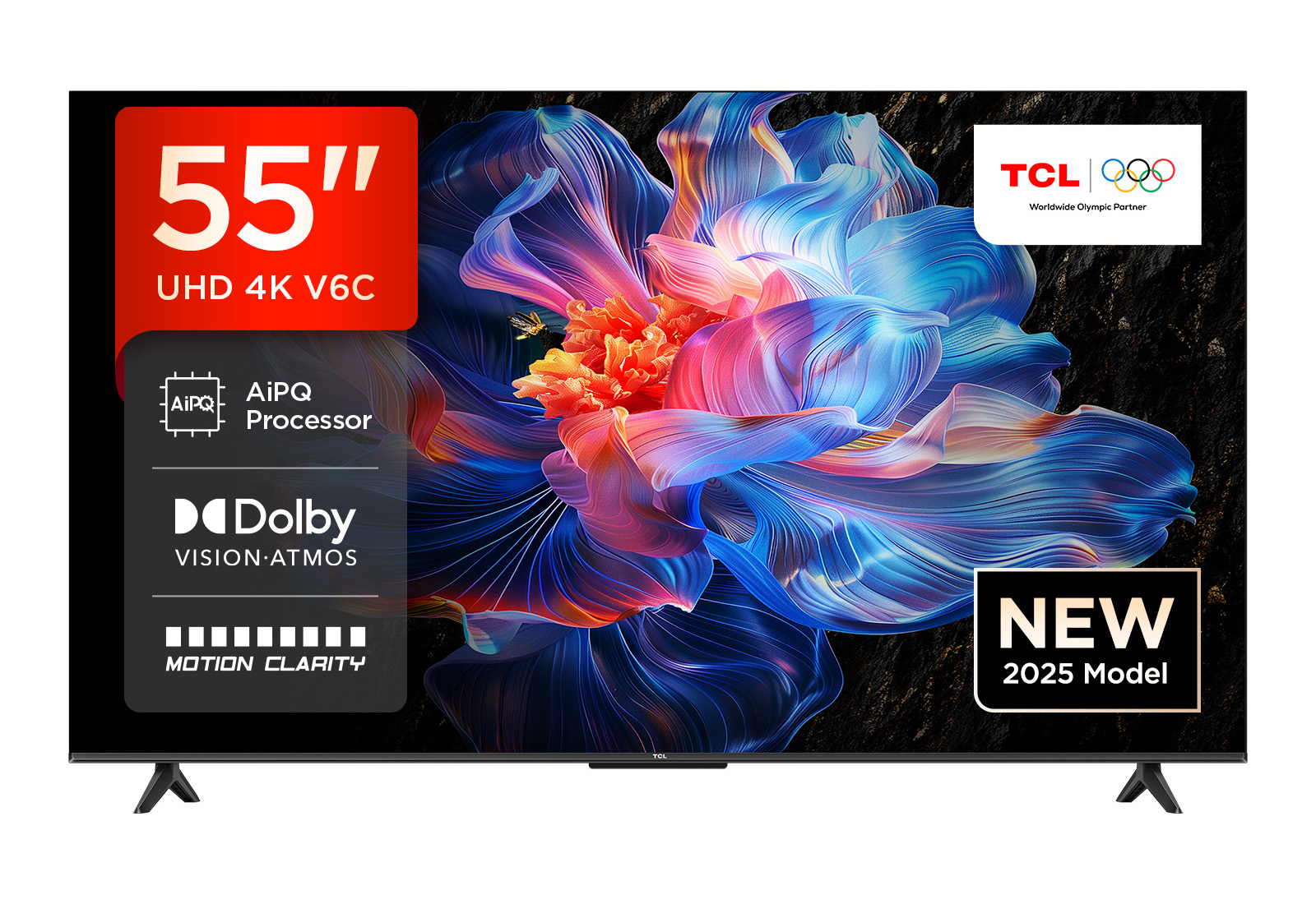 TCL 55V6C-UK TV 139.7 cm (55") 4K Ultra HD Smart TV Wi-Fi Metallic 270 cd/m²