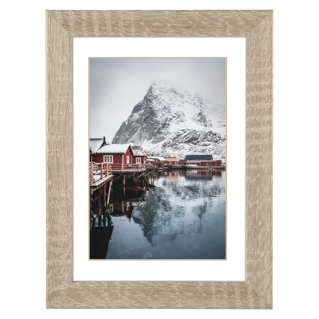 Image of Hama Oslo - Glass - MDF - Oak - Single picture frame - Table -...
