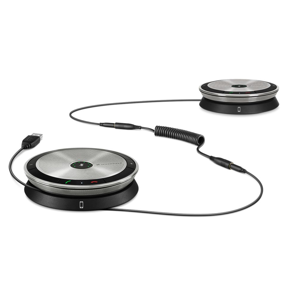 EPOS SP 220 UC speakerphone Universal USB 2.0 Black. Silver