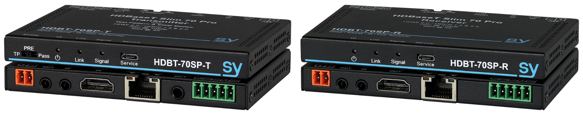 SY Electronics Ultra Slim PRO HDBaseT Extender set