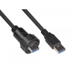 Alcasa GC IC04-U301 USB-kabel 1 m USB 3.2 Gen 1 (3.1 Gen 1) USB A Zwart