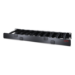 APC NetShelter Cable Management, Horizontal Cable Manager, 1U, Single Side with Cover, Black, 482.6 x 44.45 x 165.1 mm