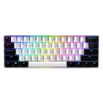 Sharkoon SGK50 S4 toetsenbord Gamen USB QWERTY Amerikaans Engels Wit