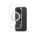 PanzerGlass CARE by ® Feature Case Transparent w. Silver Kickstand & MagSafe iPhone 16 Pro
