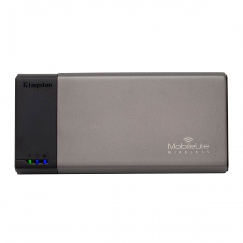 Kingston Technology MobileLite Wireless card reader Wi-Fi Black. Grey