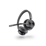 HP Poly Voyager 4320 - Customer Special 1 - Voyager 4300 series - headset - on-ear - Bluetooth - wireless - active noise cancelling - USB-C via Bluetooth adapter - black - UC certified