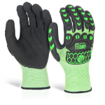 BEESWIFT Glovezilla Foam Nitrile Coated Glove Green M (Pair)