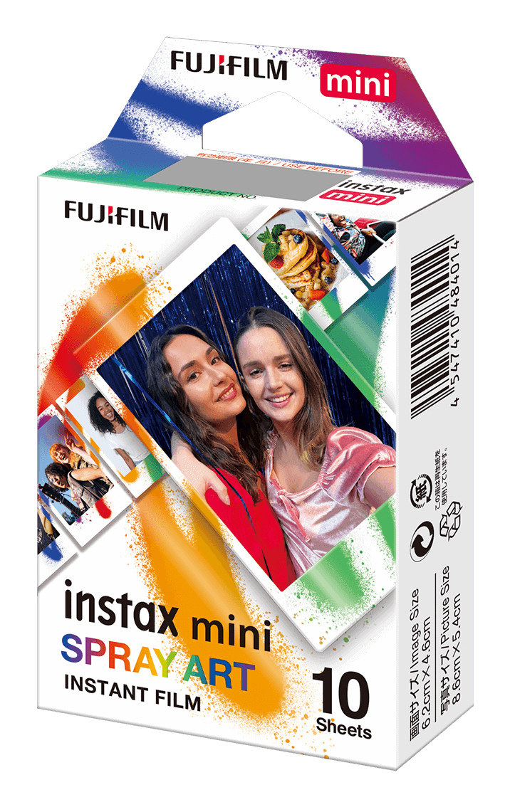 Fujifilm Instax MINI Spray Art Film Multicolour