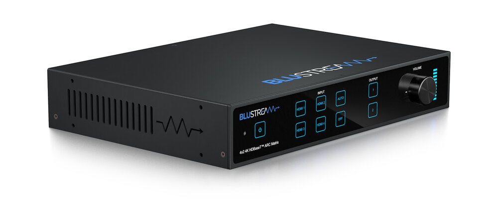 Image of Blustream HMXL42ARC-KIT AV extender AV receiver Black