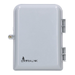 Extralink Fiber optic terminal box Emma V2 16 core, white, min-span