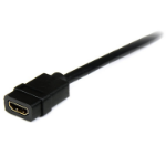 StarTech.com HDEXT2M HDMI-kabel 2 m HDMI Typ A (standard) Svart