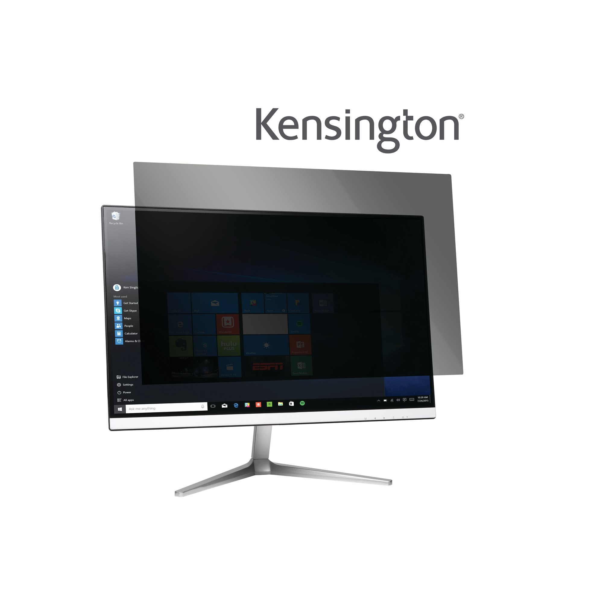 Image of Kensington Privacy Screen Filter 2-Way Removable 32" Wide 16:9