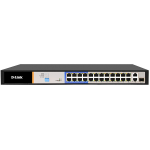 D-Link DES-F1026P-E network switch Unmanaged Gigabit Ethernet (10/100/1000) Power over Ethernet (PoE) 1U Black