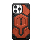 Urban Armor Gear Monarch Pro mobile phone case 17 cm (6.7") Cover Black, Rust colour