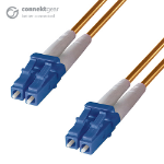 connektgear 5m Duplex Fibre Optic Single-Mode Cable OS2 9/125 Micron LC to LC Orange