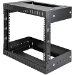 StarTech.com RK812WALLOA rack cabinet 8U Wall mounted rack Black