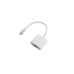 Microconnect HDMIDVGA video cable adapter 0.25 m HDMI Type D (Micro) VGA (D-Sub) White
