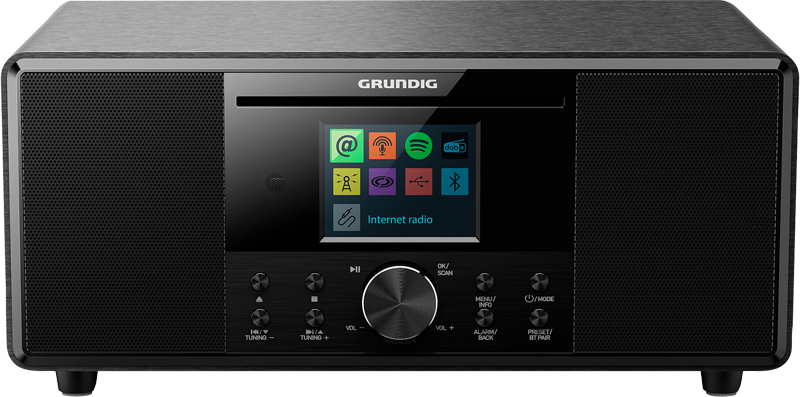 Grundig DTR 7000 Internet Analog & digital Black