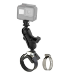 RAM Mounts Strap Clamp Mount with Universal Action Camera Adapter
